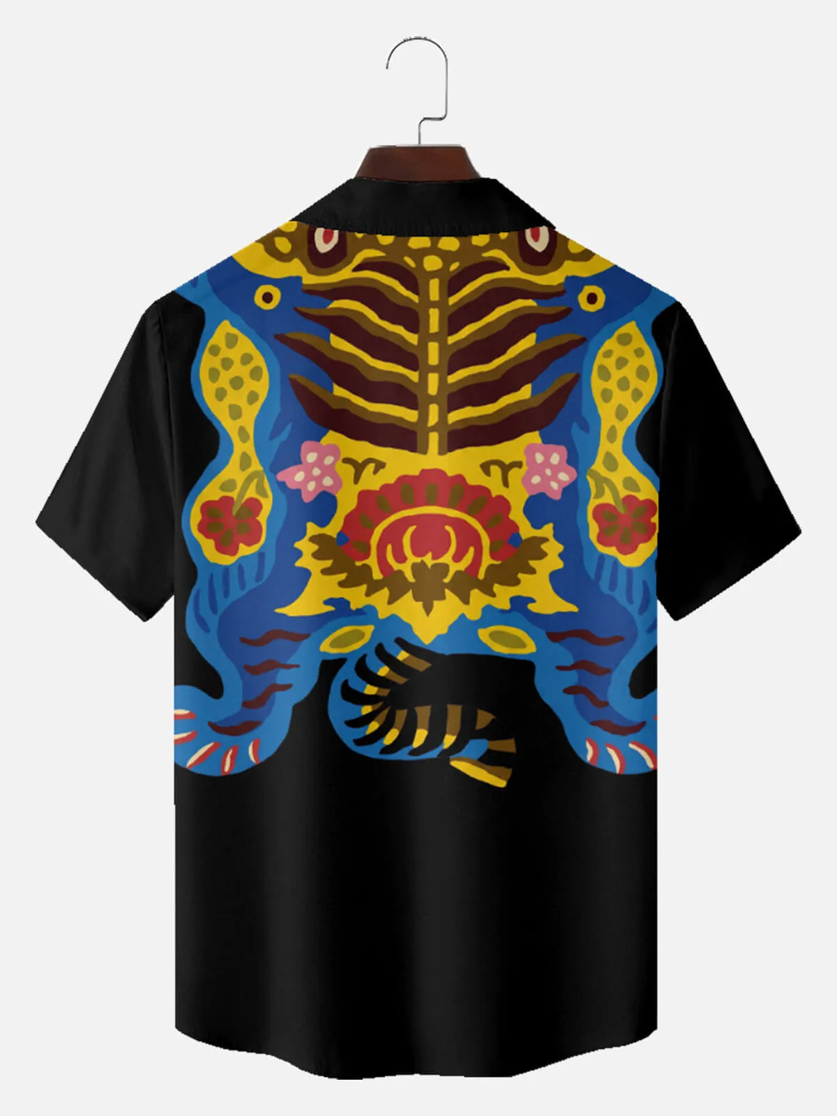 Men's Korean Jakhodo Tiger Short Sleeve Shirt sold by Eleven Oasis product image thumbnail 3