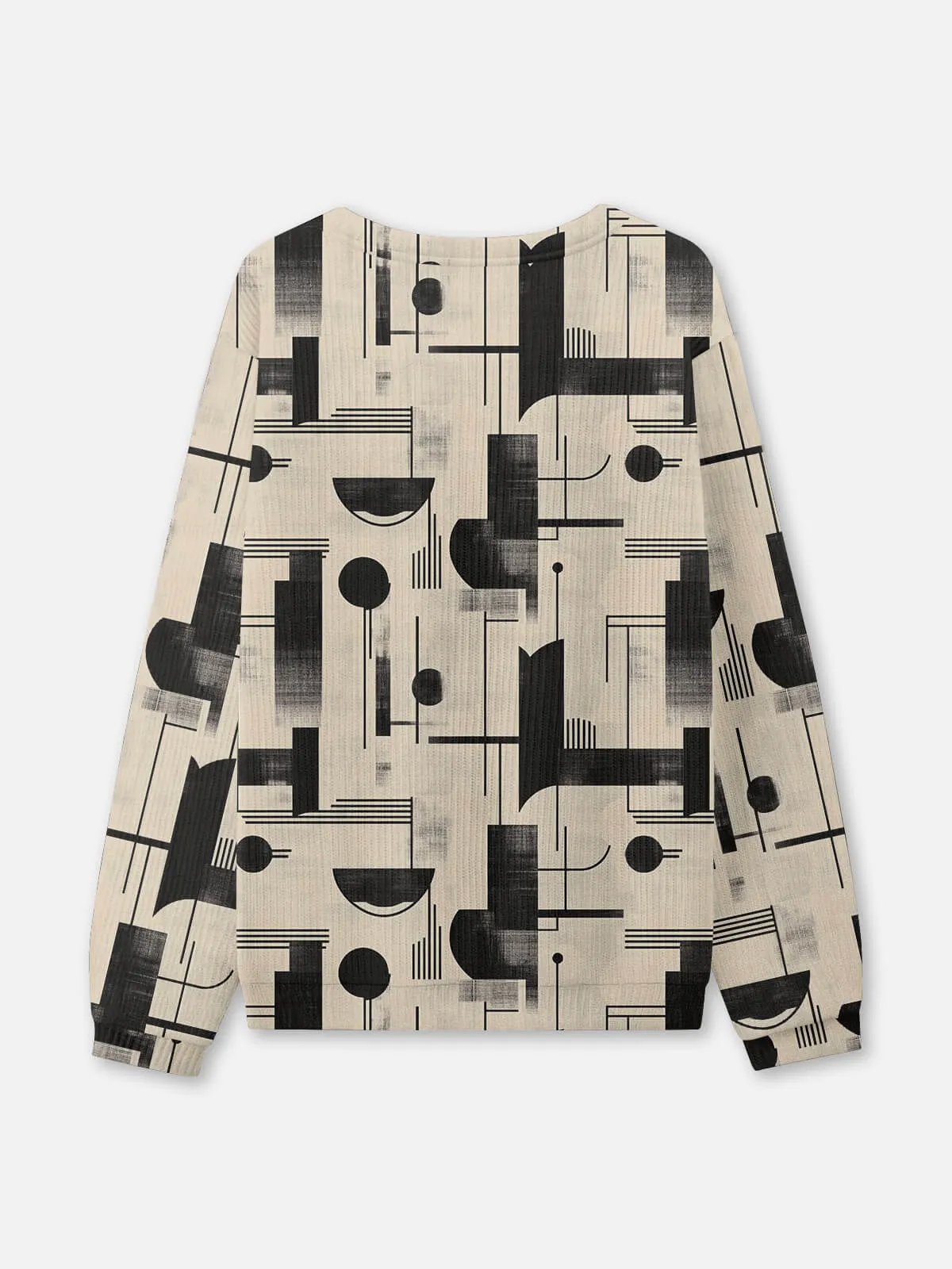 Abstract Pattern Crew Neck Sweatshirt sold by Eleven Oasis product image thumbnail 2