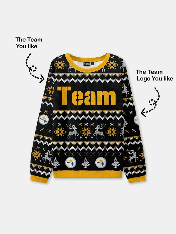Custom Pittsburgh Football Sweatshirt made by Eleven Oasis