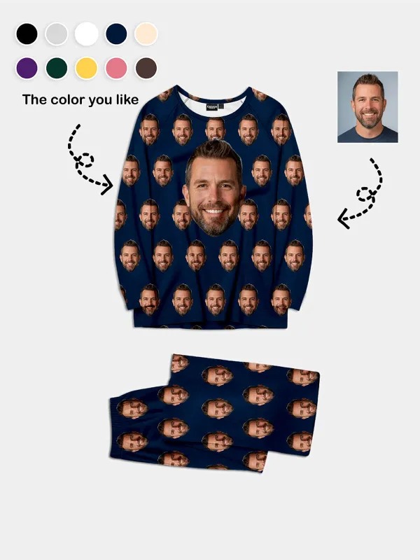Custom Face Print Pajama Set sold by Eleven Oasis