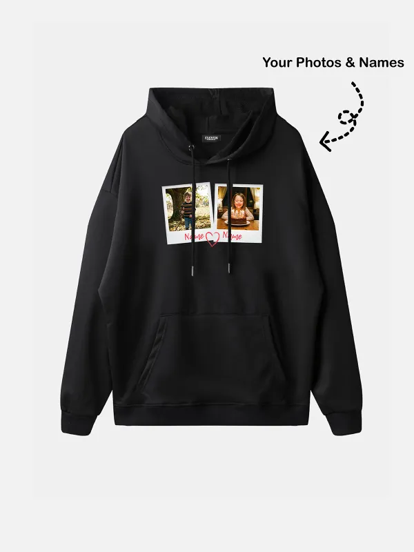 Custom Photos & Names Hoodie sold by Eleven Oasis