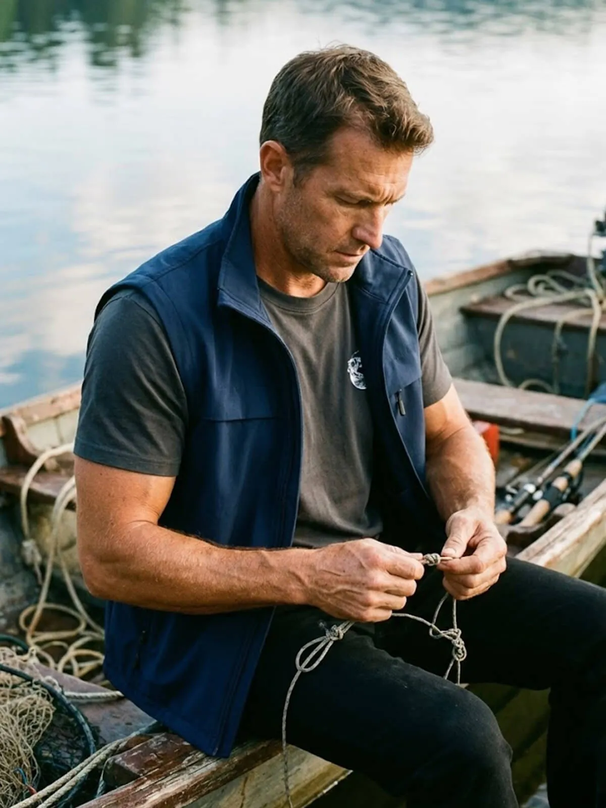 Men's Performance Outdoor Vest sold by Eleven Oasis product image thumbnail 3