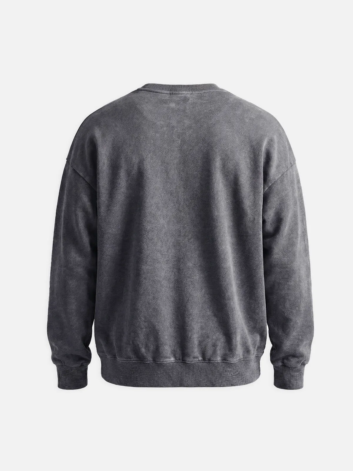 Men's Vintage Washed Cotton Sweatshirt sold by Eleven Oasis product image thumbnail 4