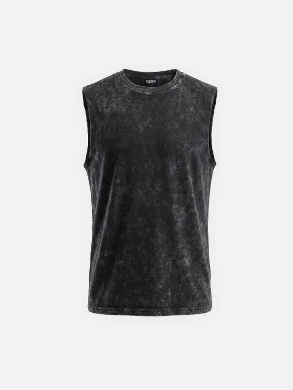 Men's Vintage Washed Cotton Tank Top made by Eleven Oasis