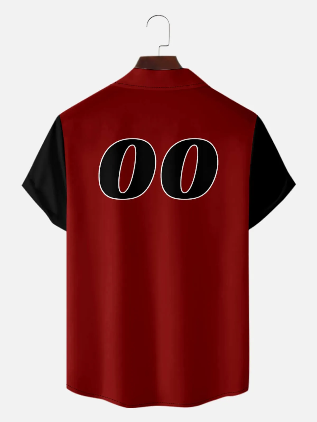 Tall Men's Custom Racing Checkered Short Sleeve Shirt sold by Eleven Oasis product image thumbnail 5