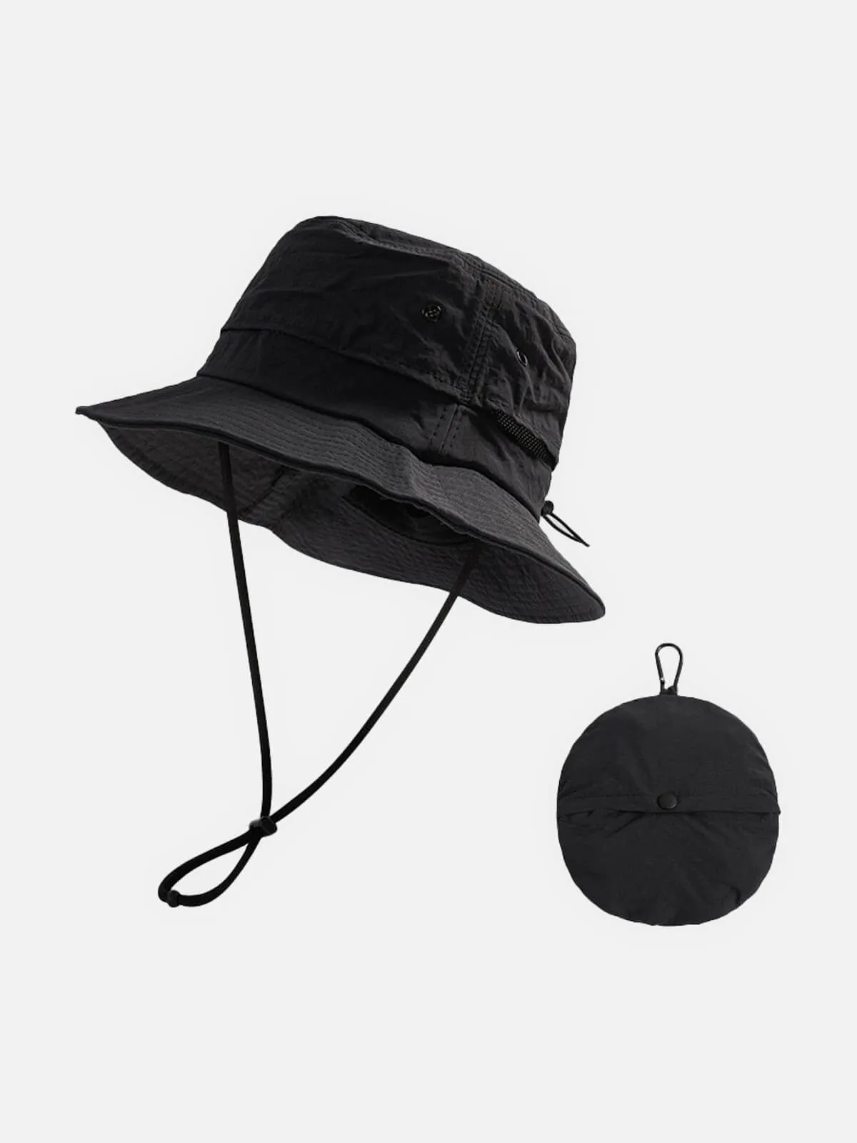 Men's Packable Outdoor Bucket Hat with Chin Strap sold by Eleven Oasis