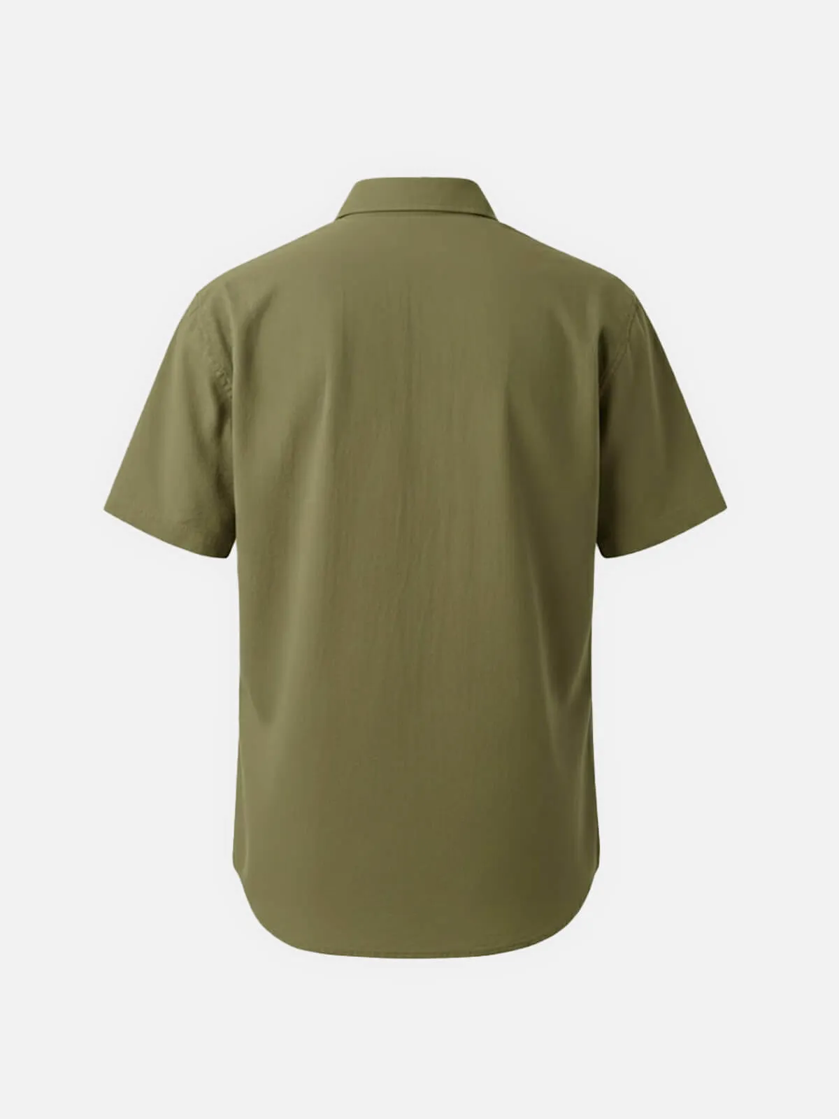 Men's Everyday Linen-Blend Short Sleeve Shirt sold by Eleven Oasis product image thumbnail 5