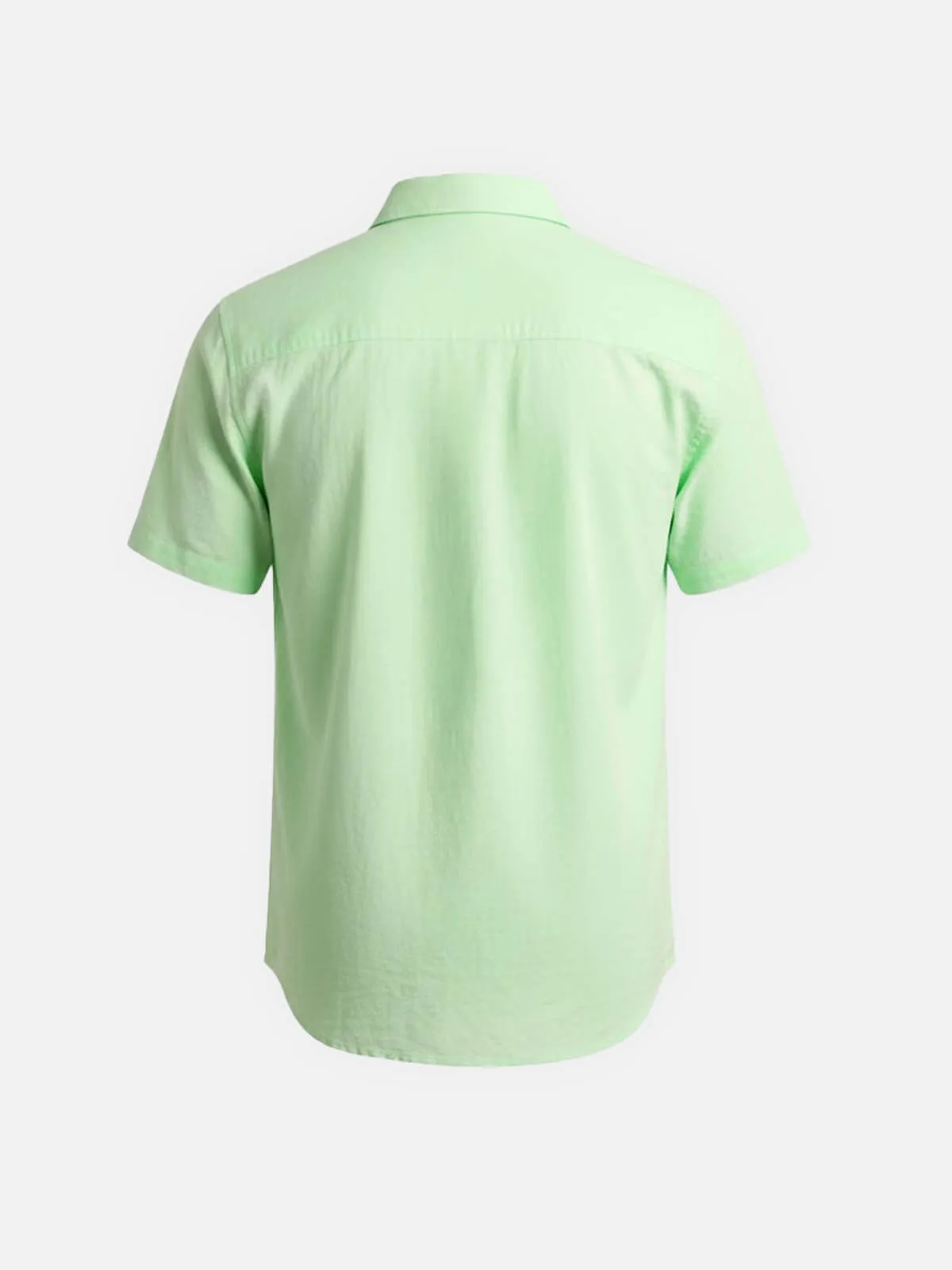 Men's Faux Chest Pocket Classic Short Sleeve Shirt sold by Eleven Oasis product image thumbnail 5
