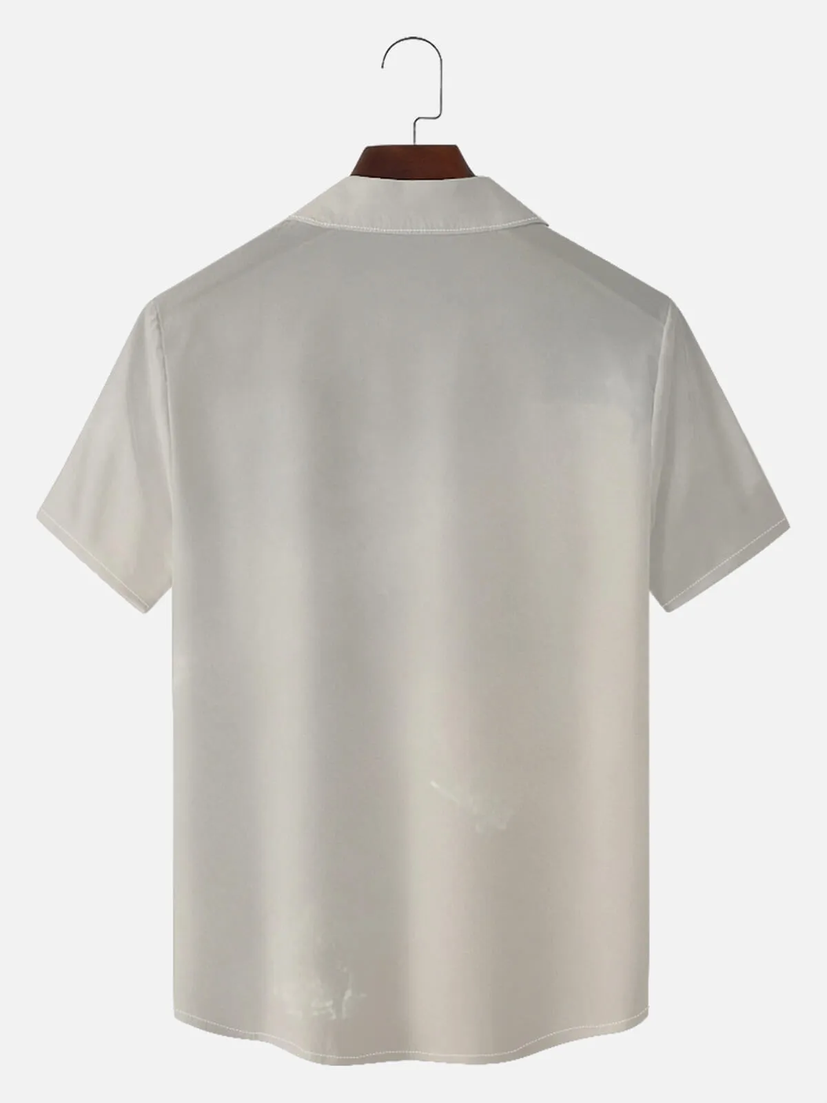 Tall Men's Faded Palm Scene Short Sleeve Shirt sold by Eleven Oasis product image thumbnail 3