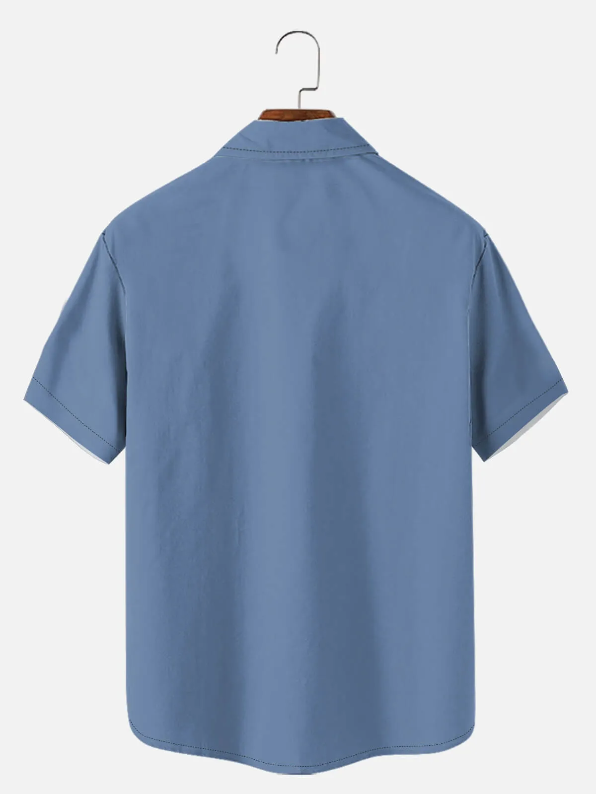 Men's Coastal Palm Stripe Short Sleeve Shirt sold by Eleven Oasis product image thumbnail 3