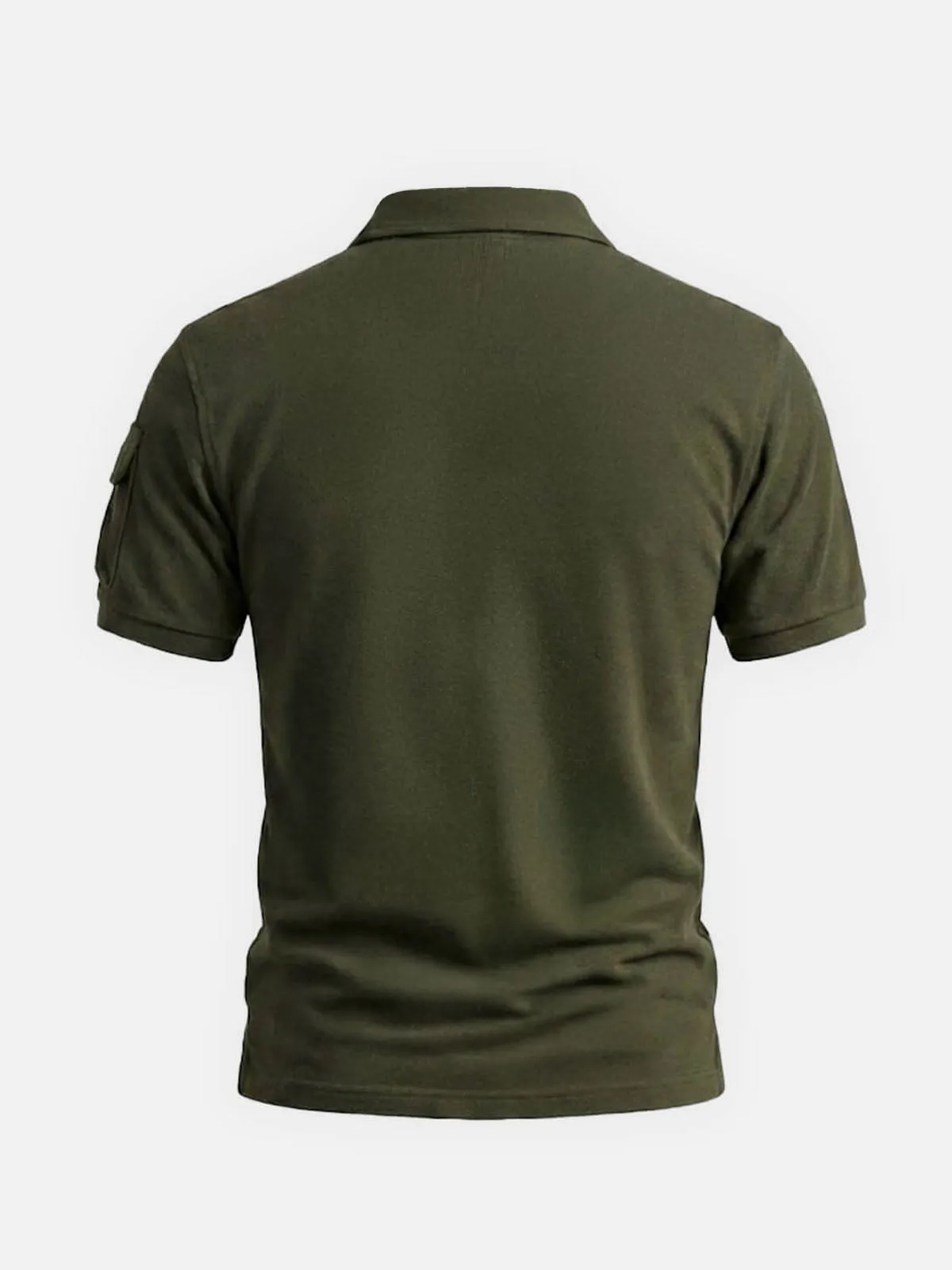 Men's Slim Fit Utility Polo Shirt sold by Eleven Oasis product image thumbnail 5