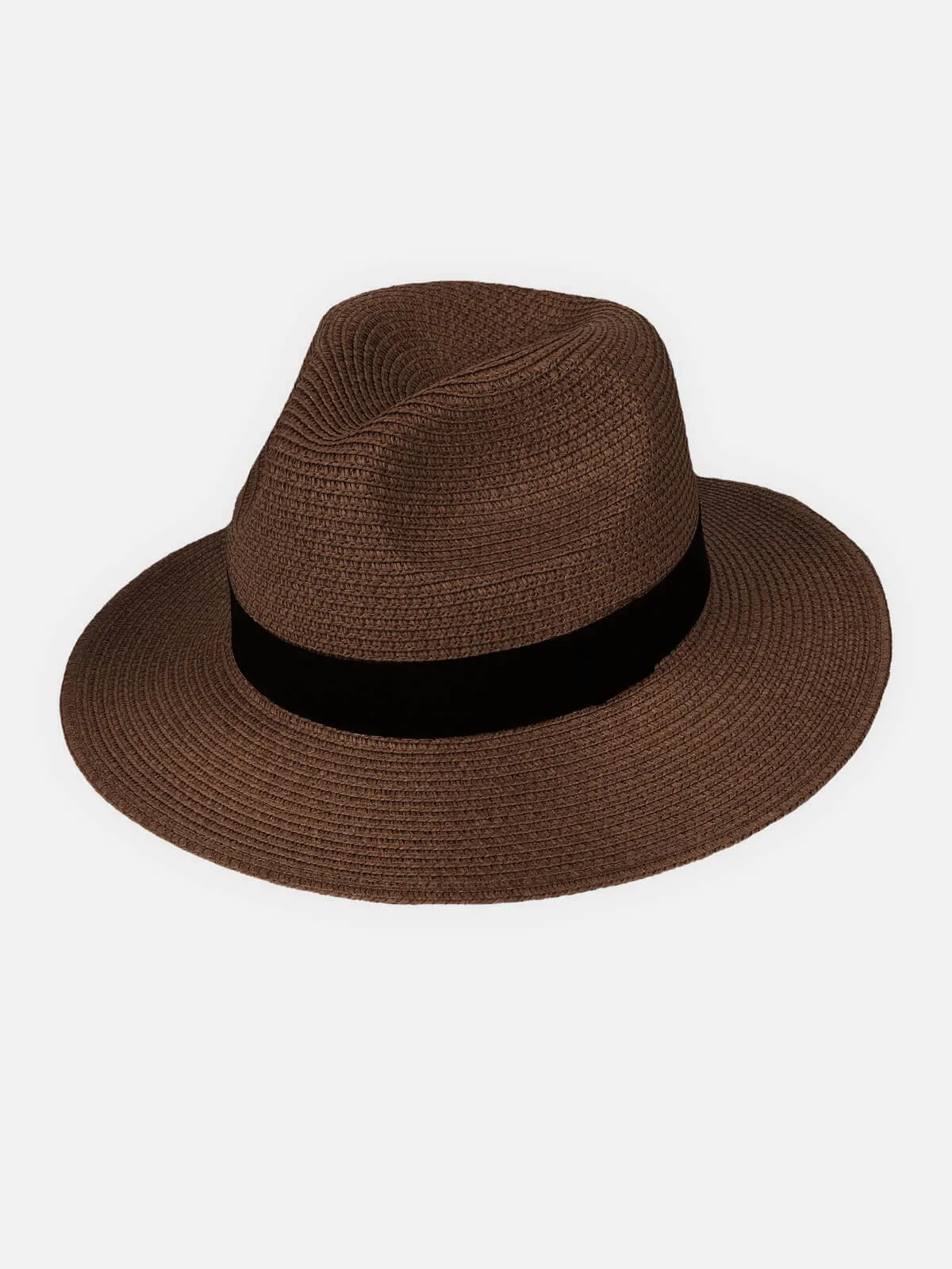Classic Straw Fedora Hat sold by Eleven Oasis product image thumbnail 5