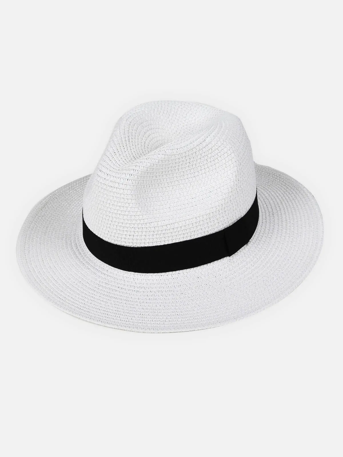 Classic Straw Fedora Hat sold by Eleven Oasis product image thumbnail 4