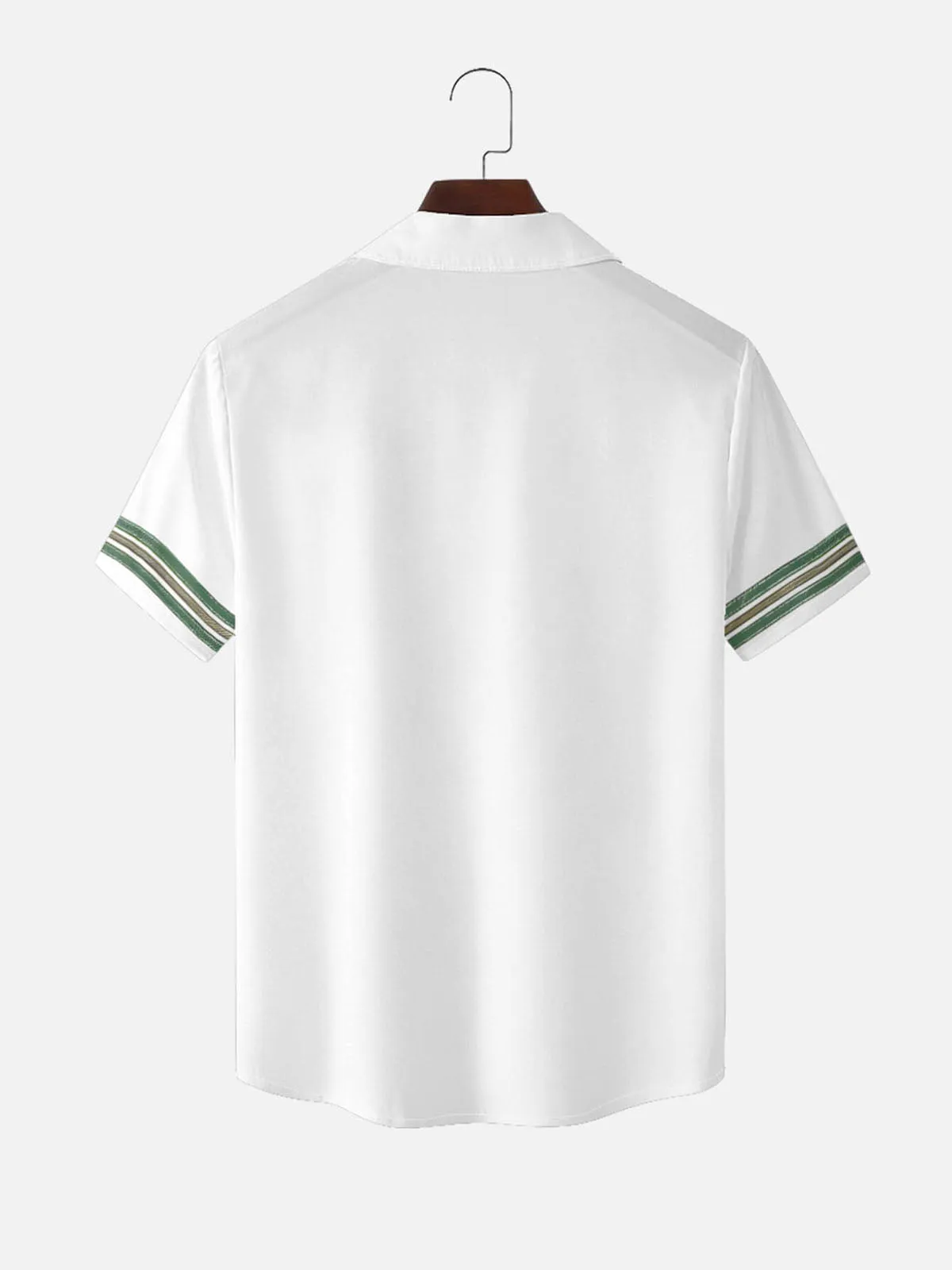 Men's Island Palm Border Short Sleeve Shirt sold by Eleven Oasis product image thumbnail 3