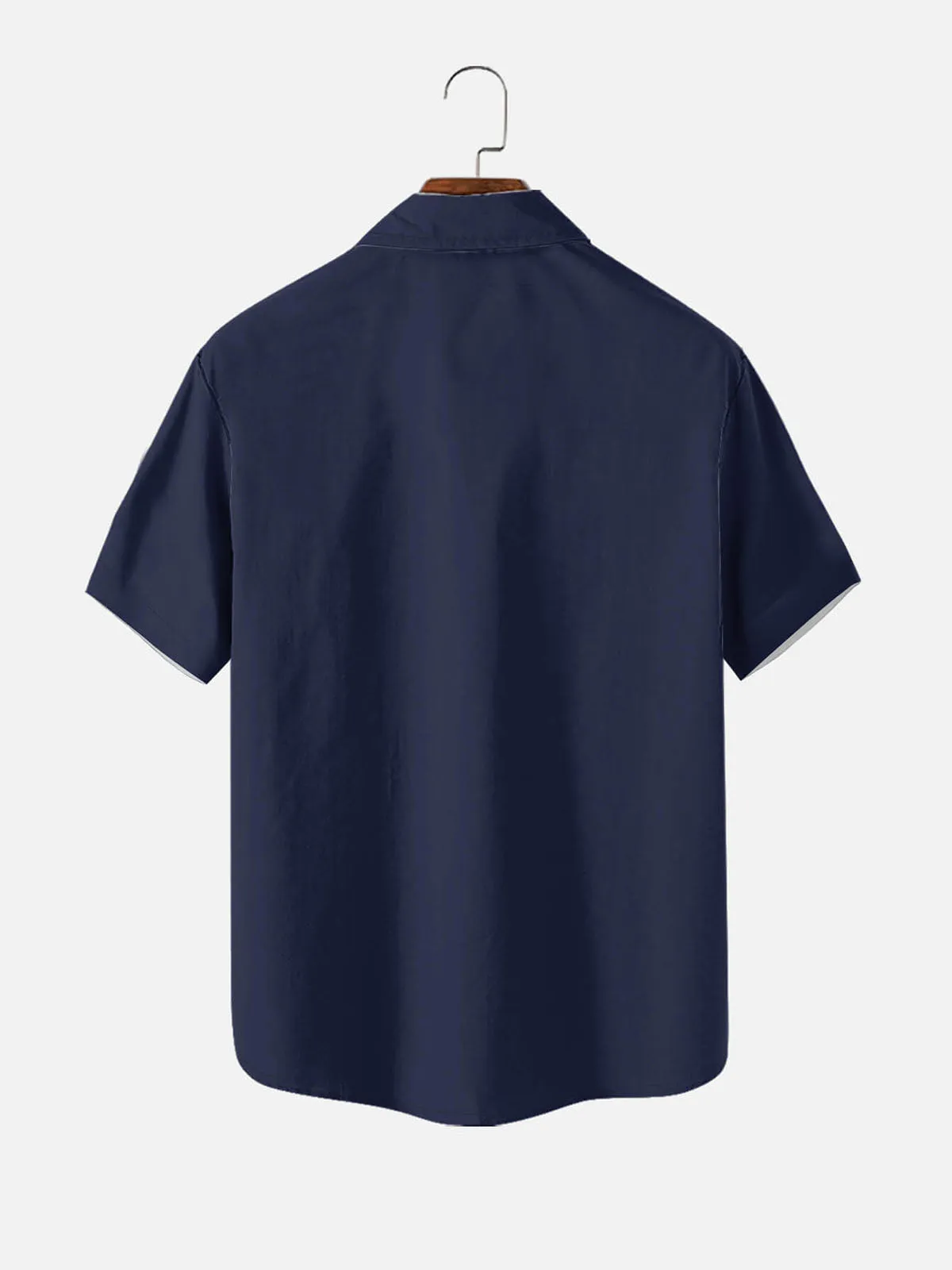 Tall Men's Vintage Floral Panel Short Sleeve Shirt sold by Eleven Oasis product image thumbnail 3