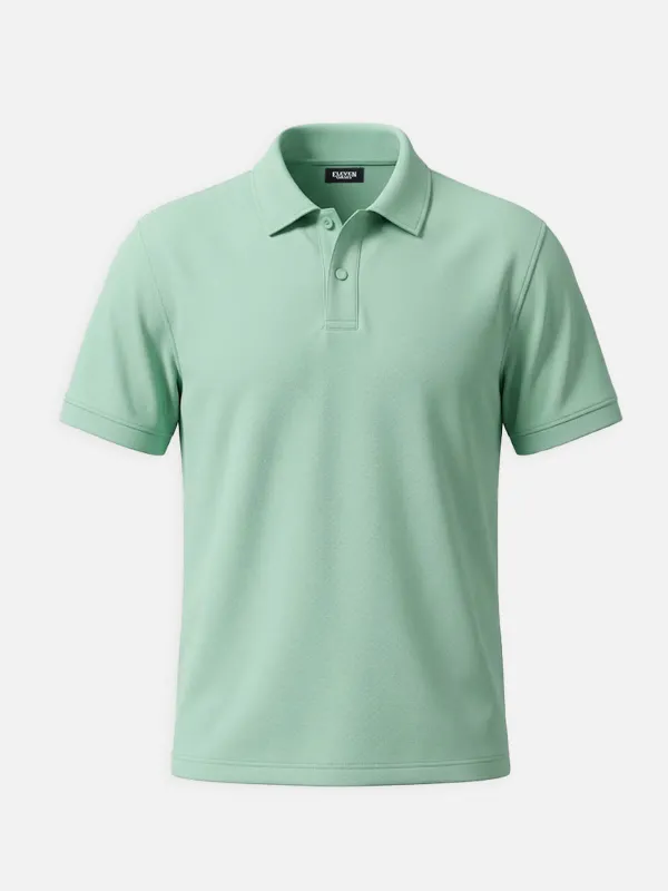 Men's Performance Stretch Short Sleeve Polo Shirt made by Eleven Oasis