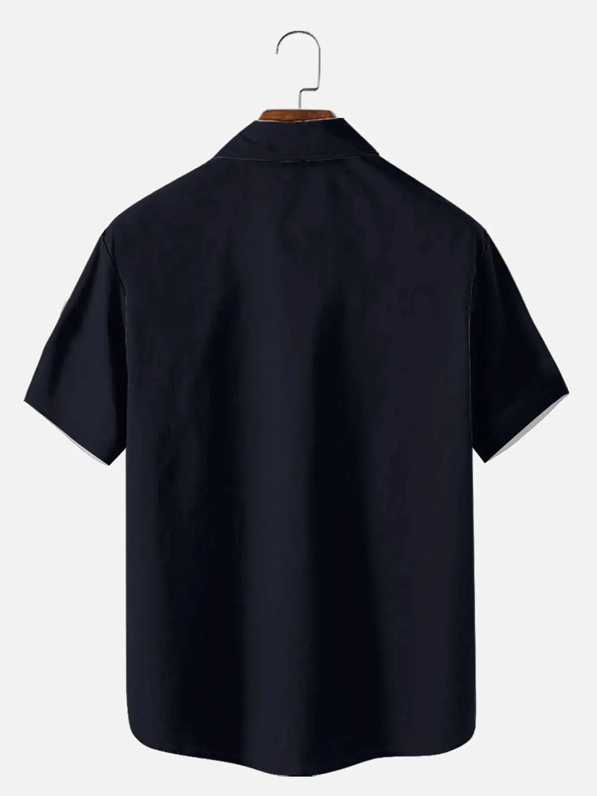 Men's Skyline Stripe Bowling Short Sleeve Shirt sold by Eleven Oasis product image thumbnail 2