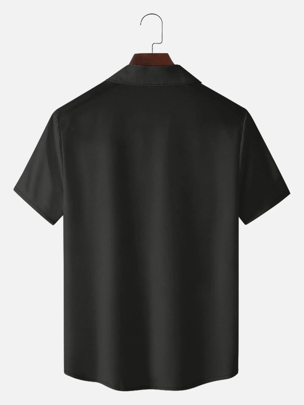 Tall Men's Retro Multi Stripe Panel Short Sleeve Shirt sold by Eleven Oasis product image thumbnail 4
