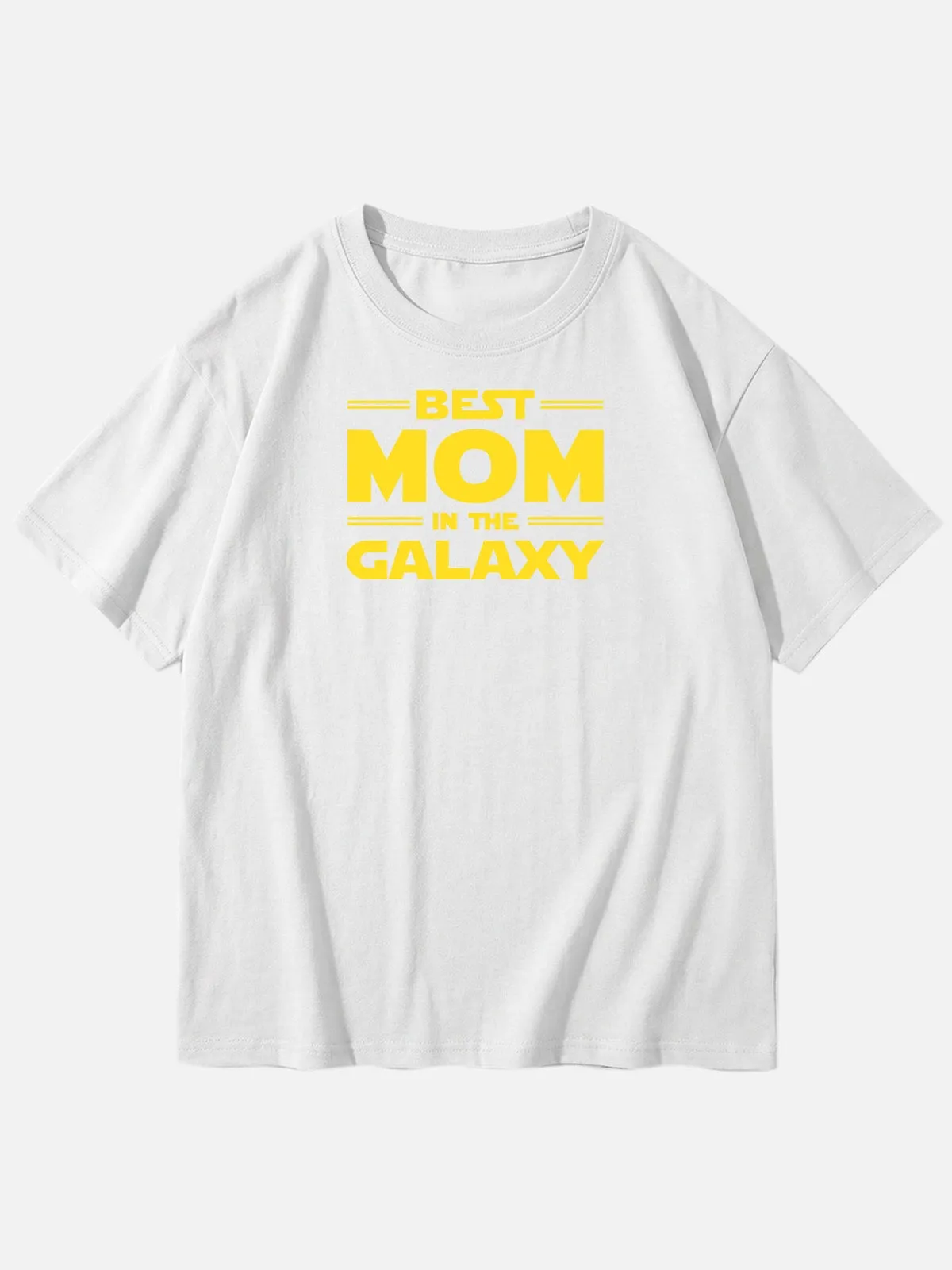 Custom Best Mom in the Galaxy Cotton Short Sleeve T-Shirt sold by Eleven Oasis product image thumbnail 5