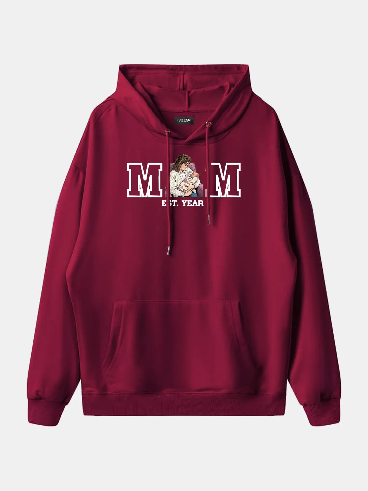 Custom Mom Illustration Hoodie sold by Eleven Oasis product image thumbnail 4