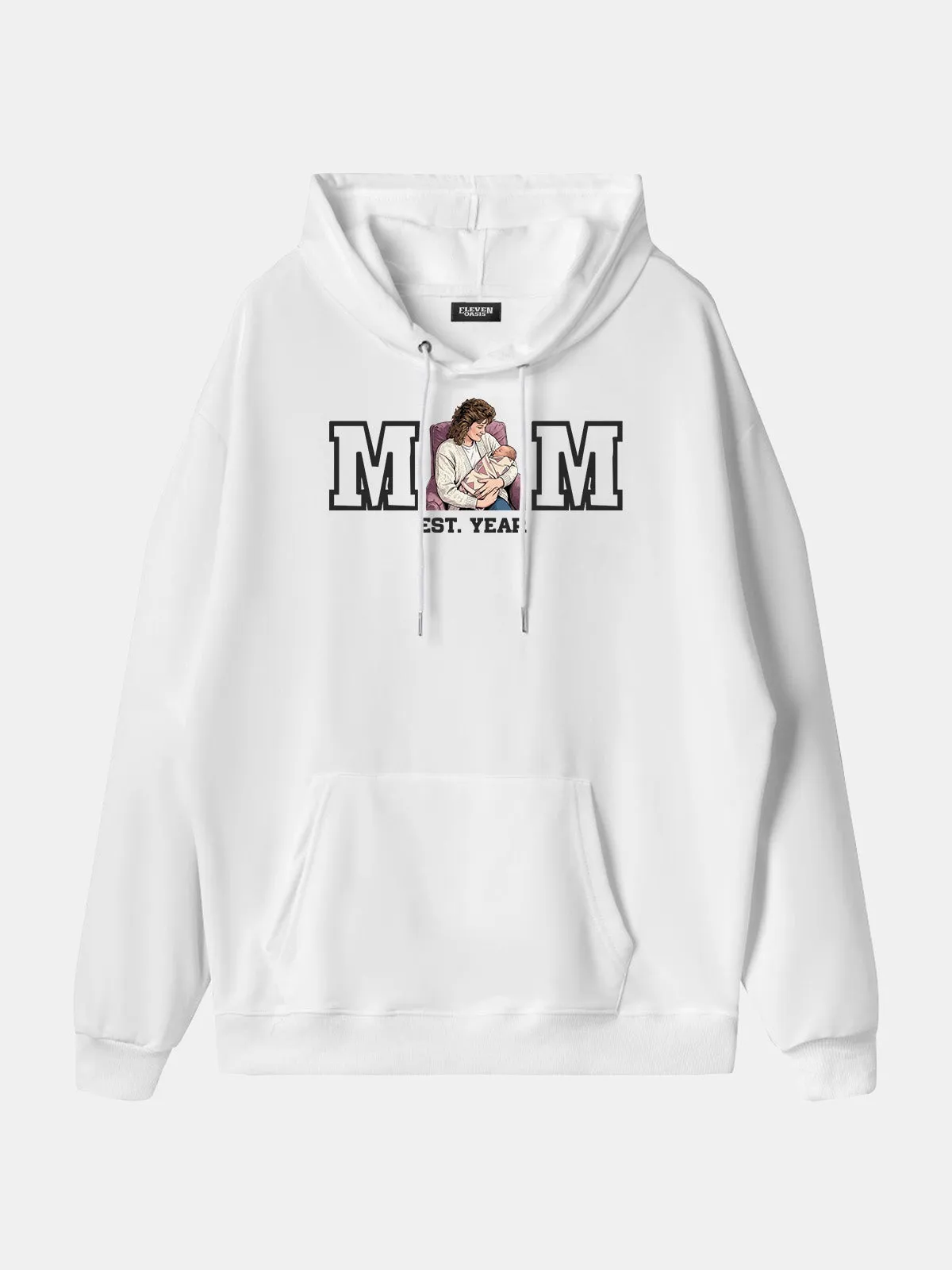 Custom Mom Illustration Hoodie sold by Eleven Oasis product image thumbnail 5