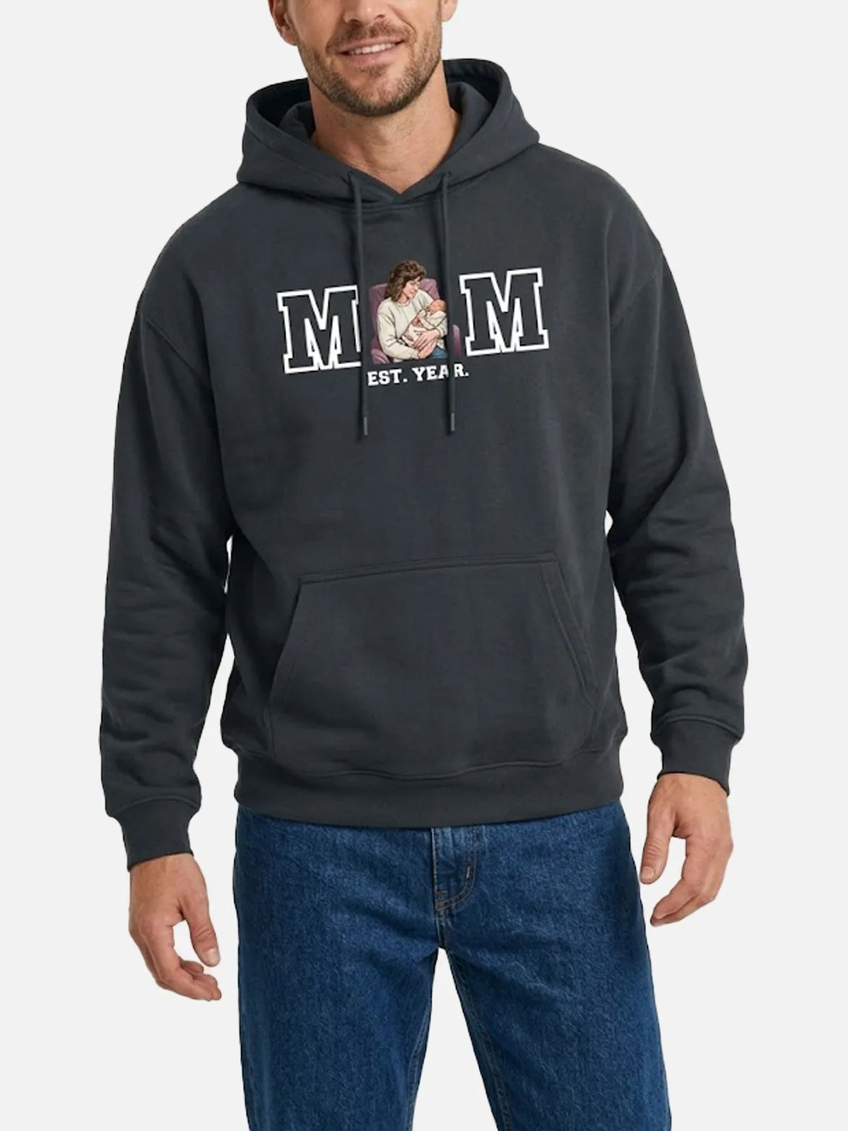 Custom Mom Illustration Hoodie sold by Eleven Oasis product image thumbnail 2