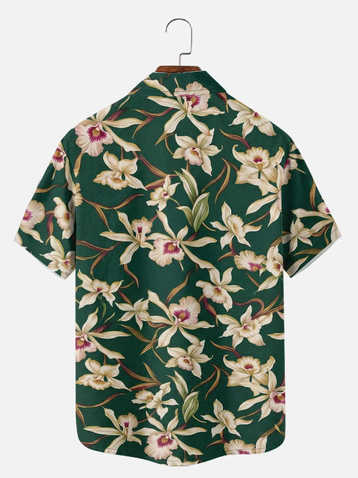 Men's Orchid Garden Short Sleeve Shirt sold by Eleven Oasis product image thumbnail 3