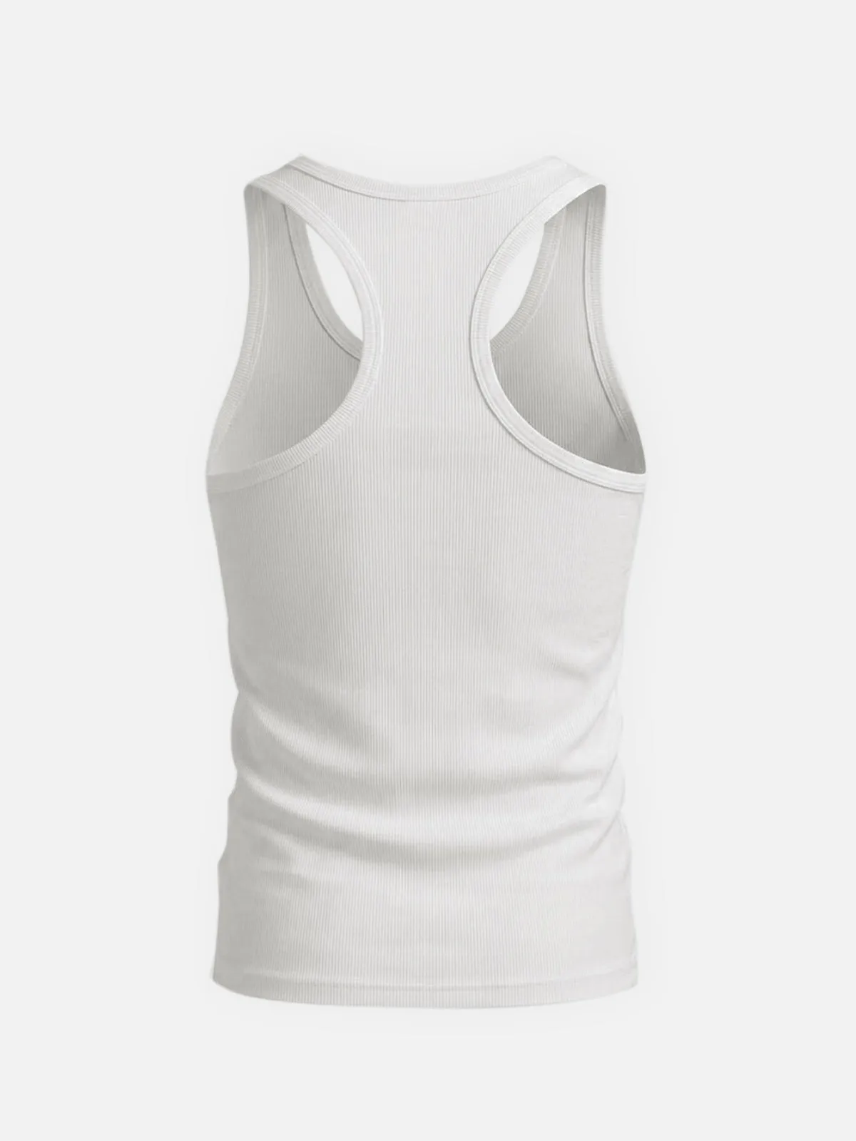 Men's Ribbed Athletic Slim Fit Tank Top sold by Eleven Oasis product image thumbnail 4