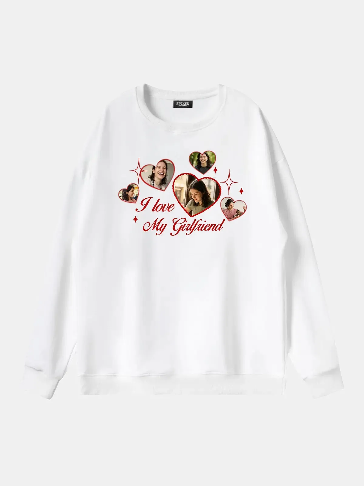 Custom Love Photo Sweatshirt sold by Eleven Oasis product image thumbnail 3