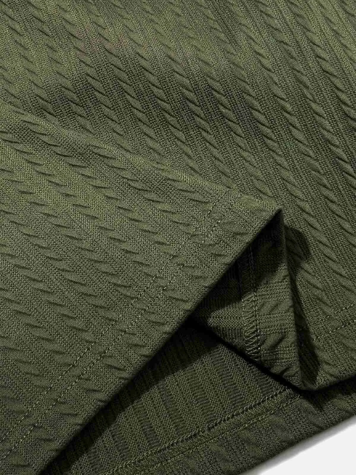 Men's Slim Fit Textured Polo Shirt sold by Eleven Oasis product image thumbnail 4