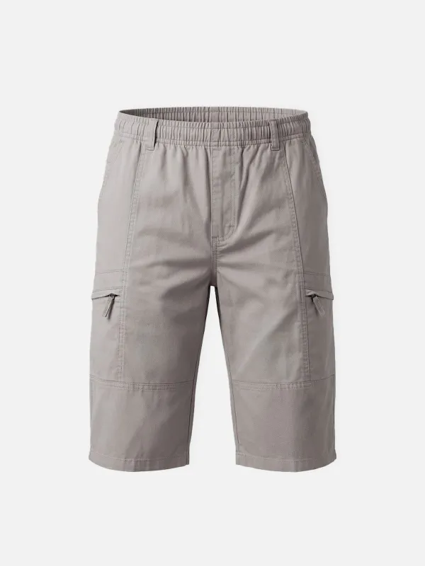 Men's Slim Fit Multi-Pocket Cargo Shorts made by Eleven Oasis