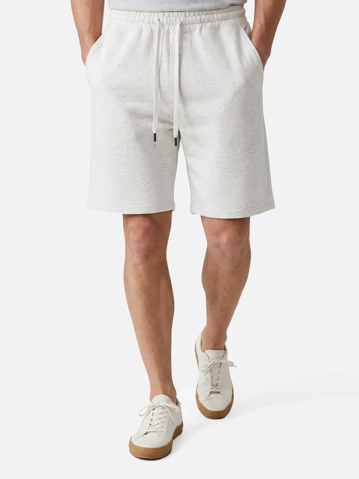 Men's Slim Fit Drawstring Sweat Shorts sold by Eleven Oasis product image thumbnail 2