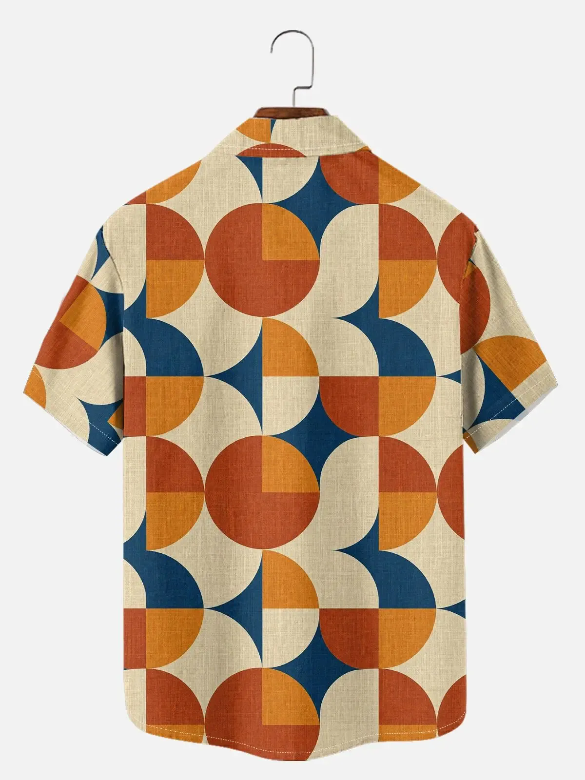 Men's Mid-Century Mosaic Short Sleeve Shirt sold by Eleven Oasis product image thumbnail 4