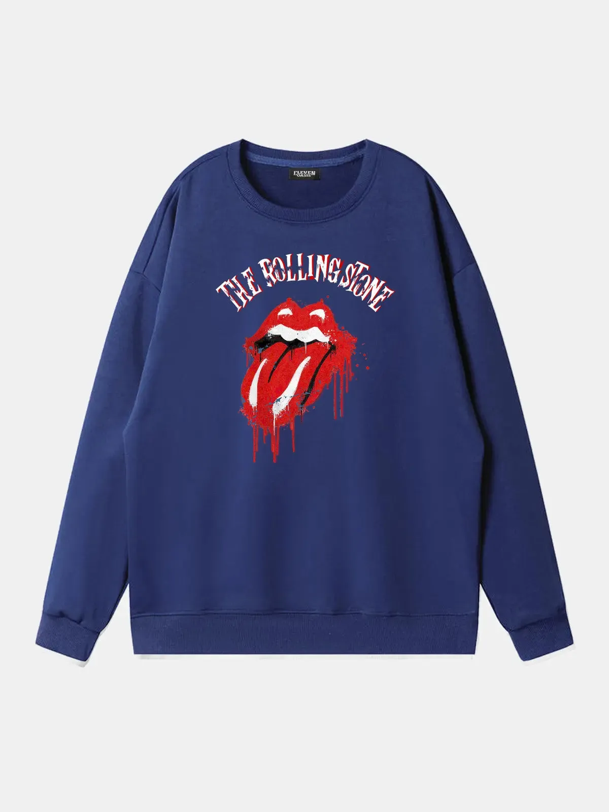 Rolling Stones Dripping Tongue Logo Sweatshirt sold by Eleven Oasis product image thumbnail 3