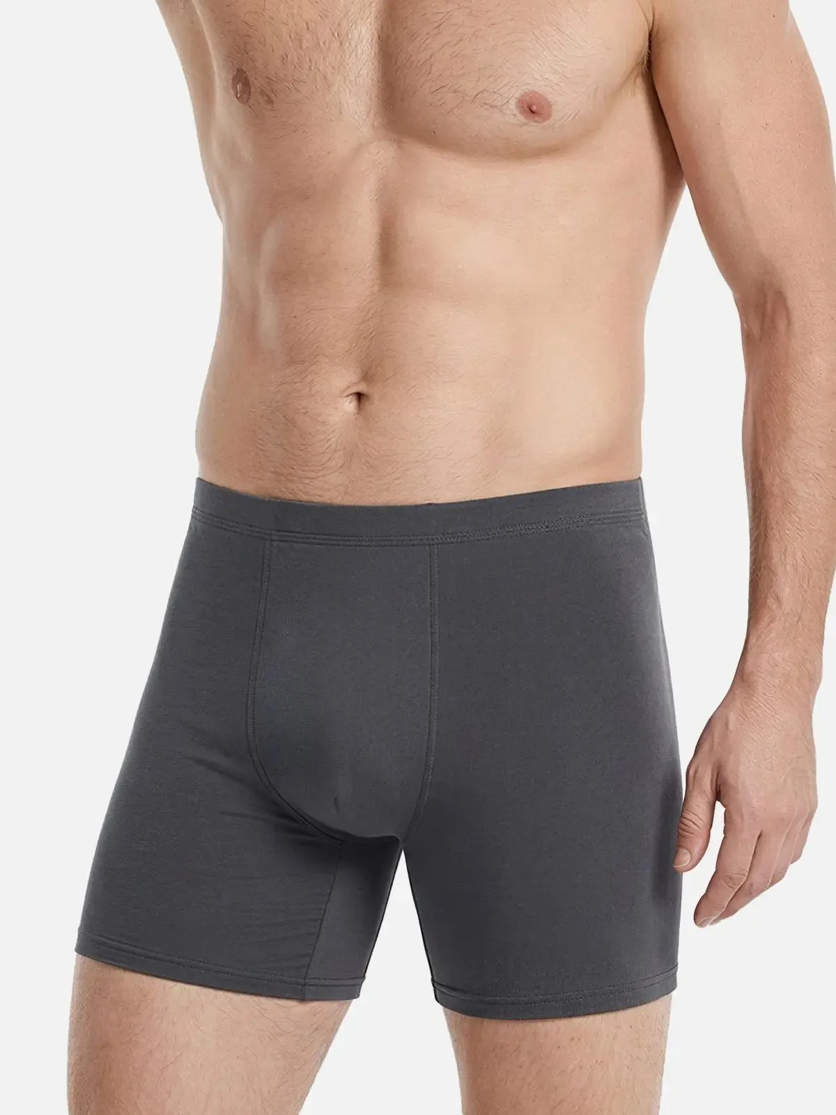 Men's Long-Leg Cotton Stretch Boxer Briefs sold by Eleven Oasis product image thumbnail 2