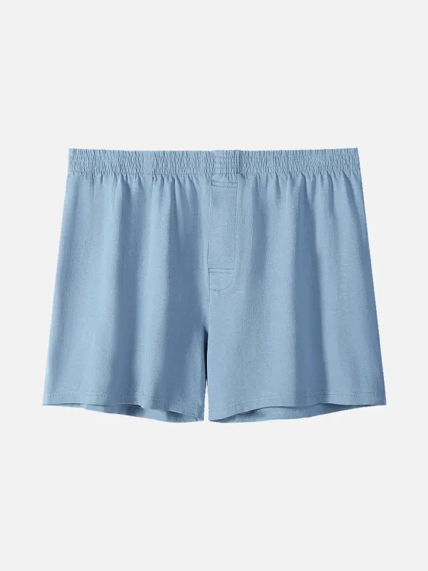 Men's Cotton Stretch Button Fly Boxer Shorts 3-Pack made by Eleven Oasis