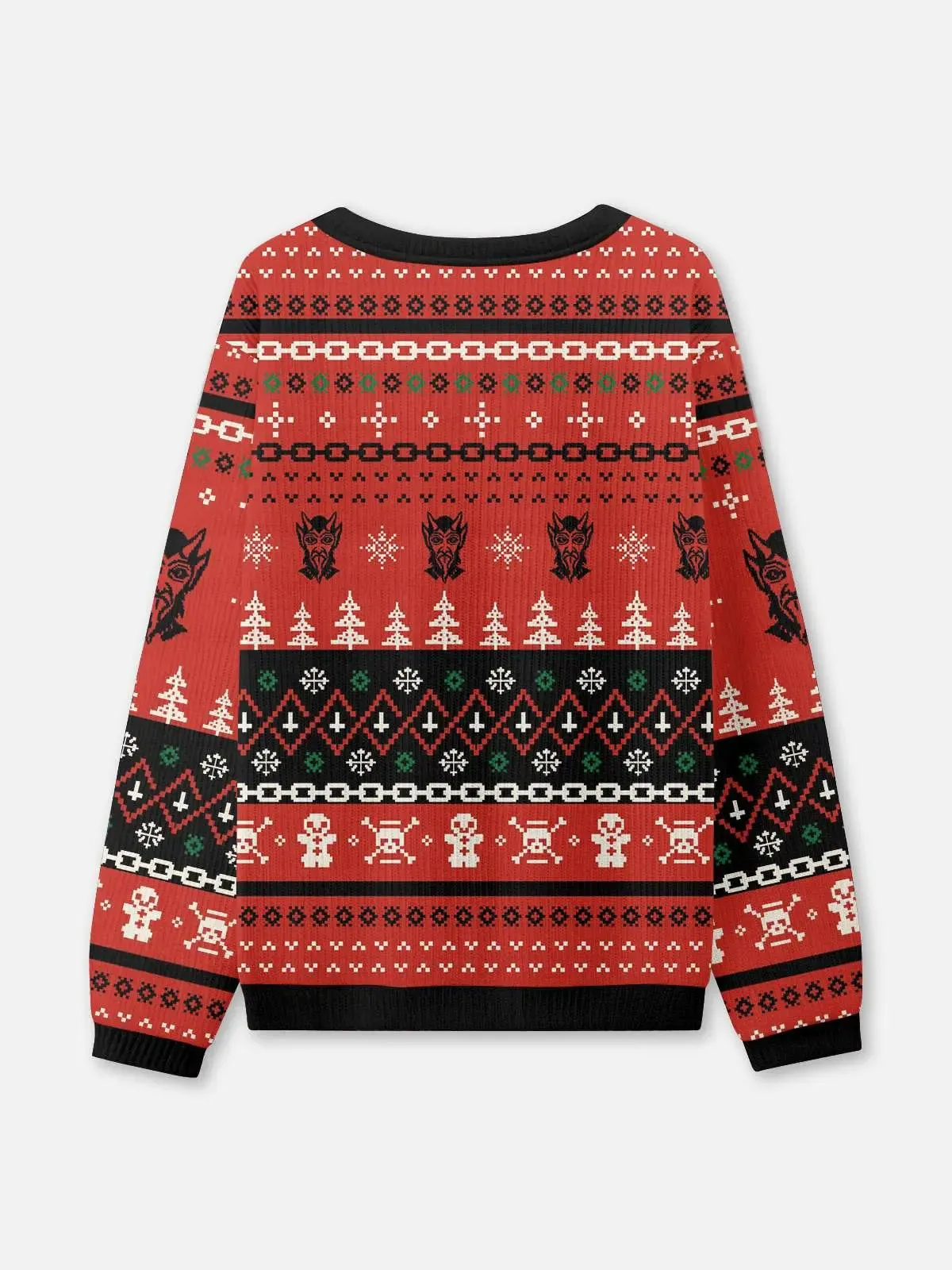 Merry Krampus Dark Christmas Ugly Christmas Sweater sold by Eleven Oasis product image thumbnail 4
