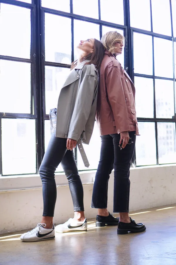 KAREN OVERSIZED BIKER sold by ALL SANTAELLA product image thumbnail 3