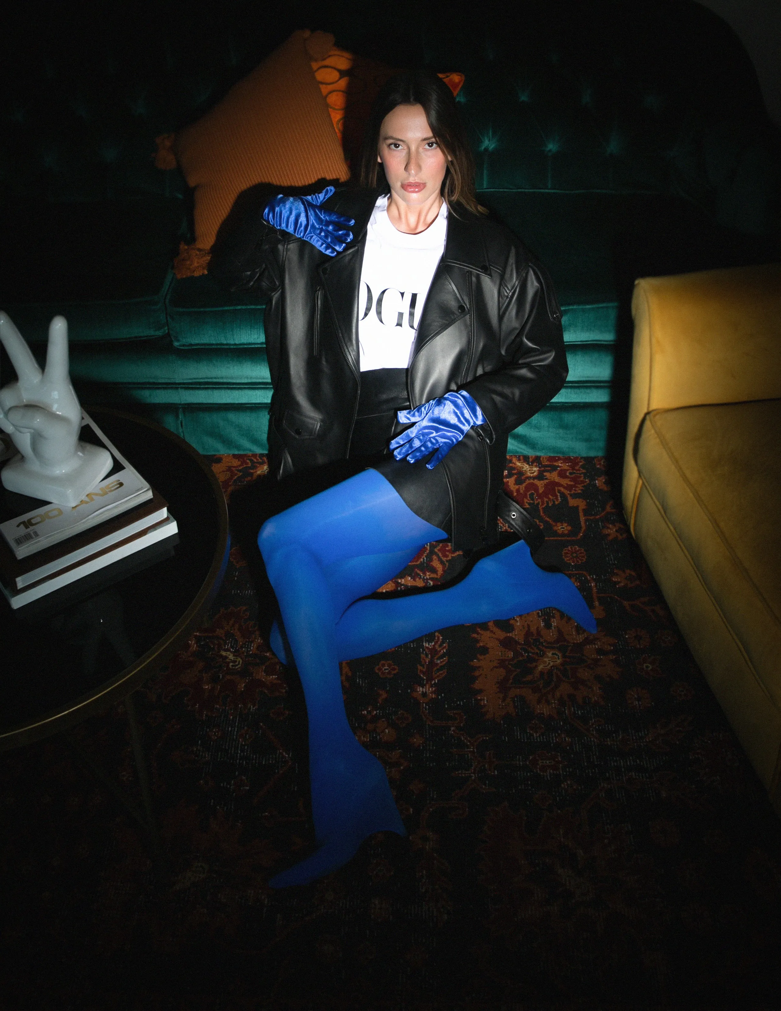 KAREN OVERSIZED BIKER sold by ALL SANTAELLA