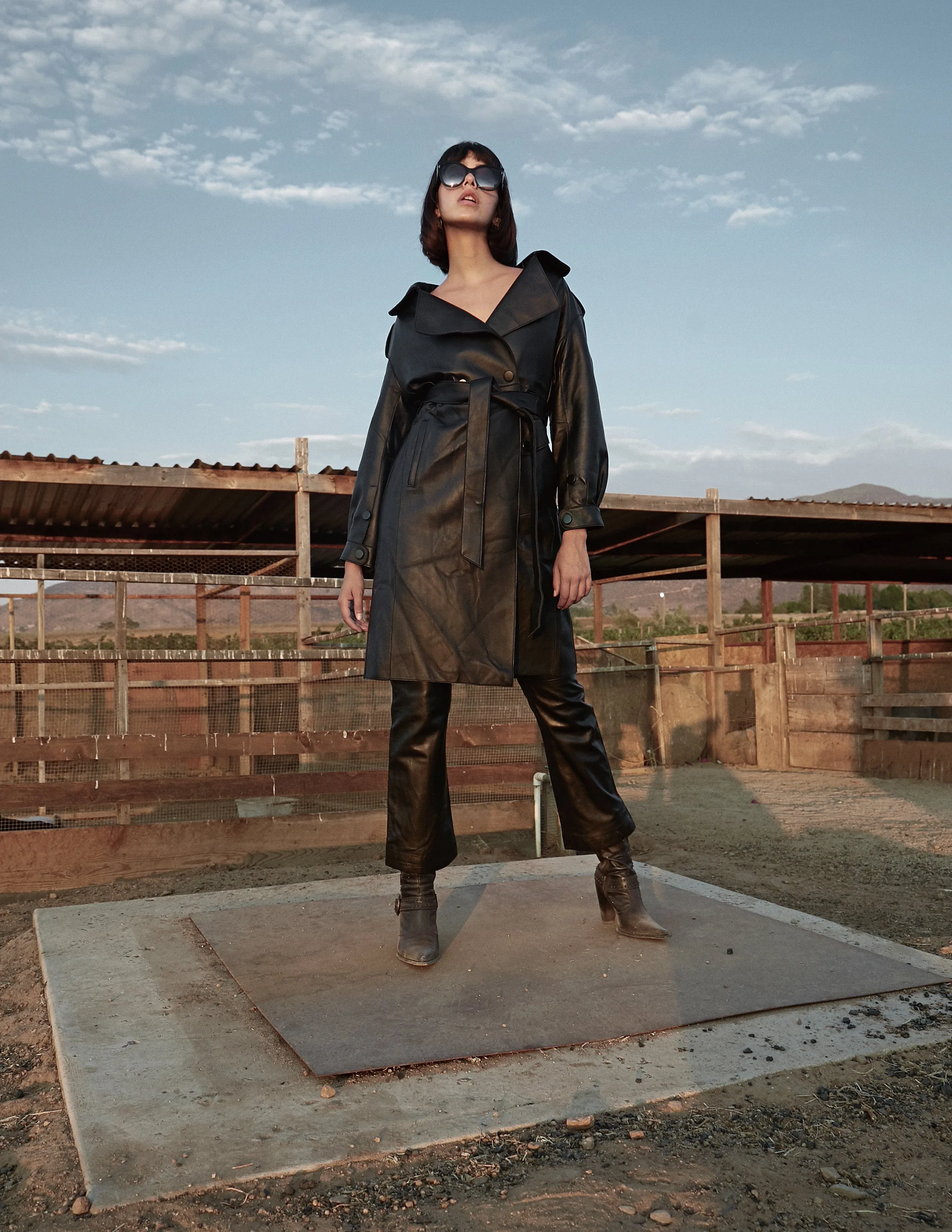PAULETTE TRENCH sold by ALL SANTAELLA product image thumbnail 4