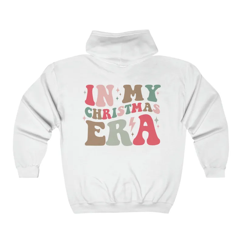 In My Christmas Era Zip Up Hoodie sold by Always Stylish Mama