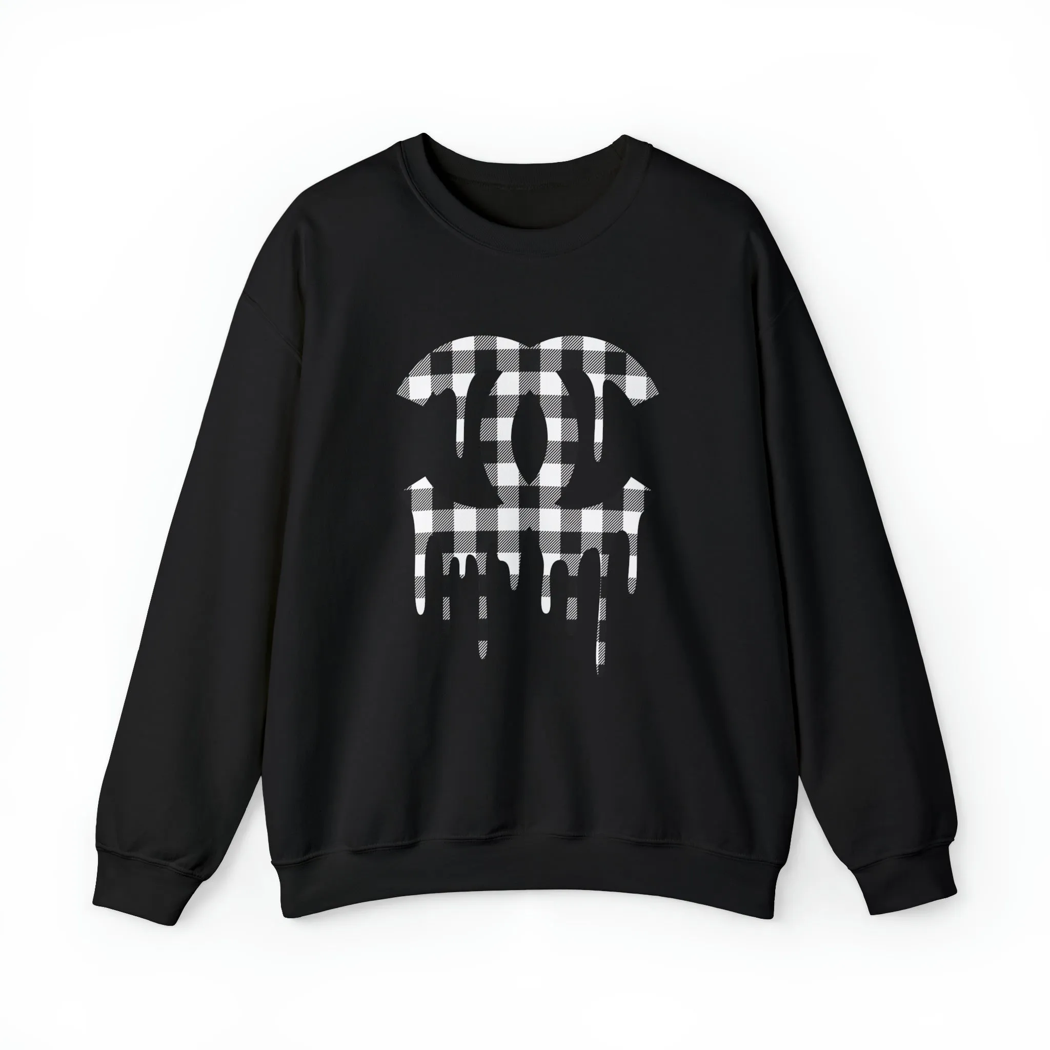 Buffalo Check Double C Unisex Sweatshirt sold by Always Stylish Mama product image thumbnail 3