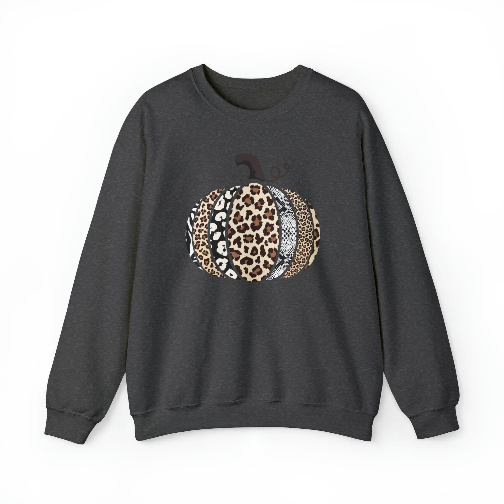 Animal Print Pumpkin Unisex Sweatshirt sold by Always Stylish Mama product image thumbnail 3
