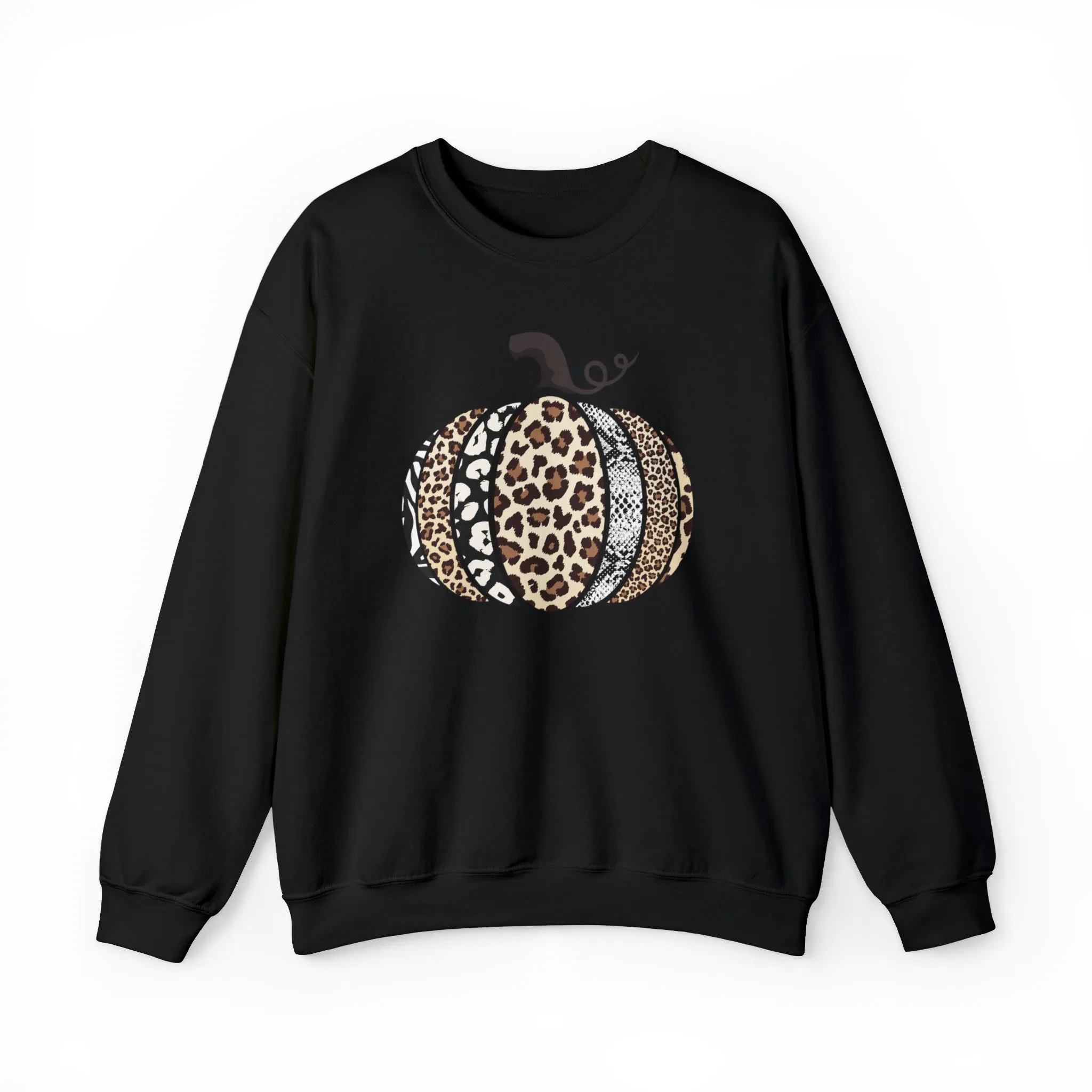 Animal Print Pumpkin Unisex Sweatshirt sold by Always Stylish Mama product image thumbnail 2