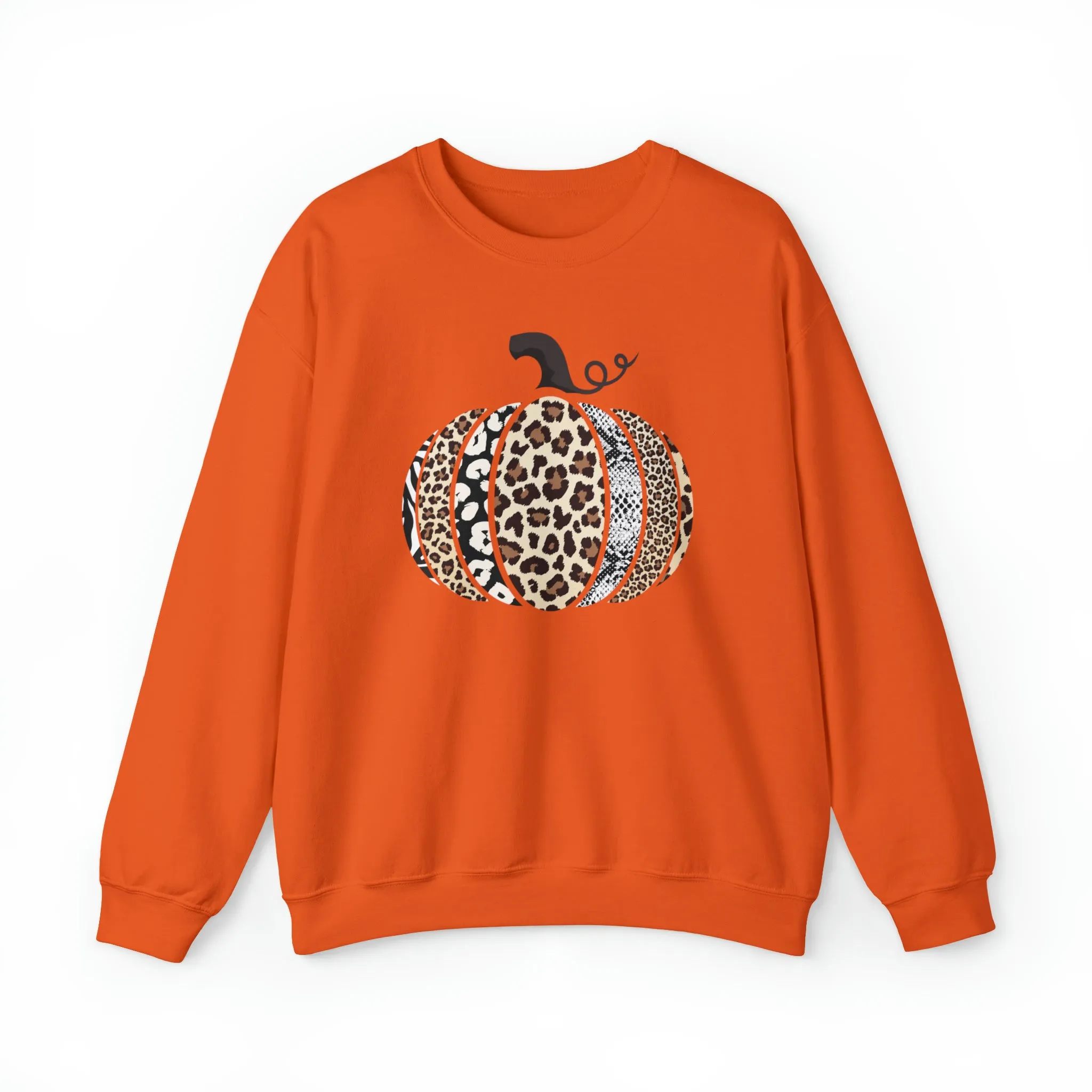 Animal Print Pumpkin Unisex Sweatshirt sold by Always Stylish Mama product image thumbnail 5