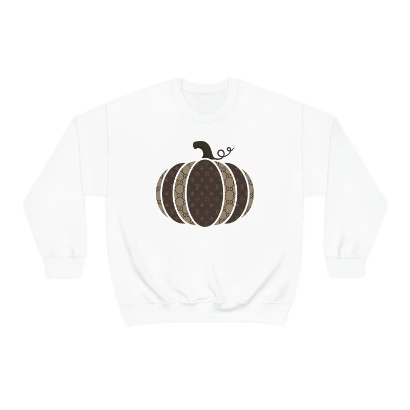 High Fashion Pumpkin Unisex Sweatshirt sold by Always Stylish Mama