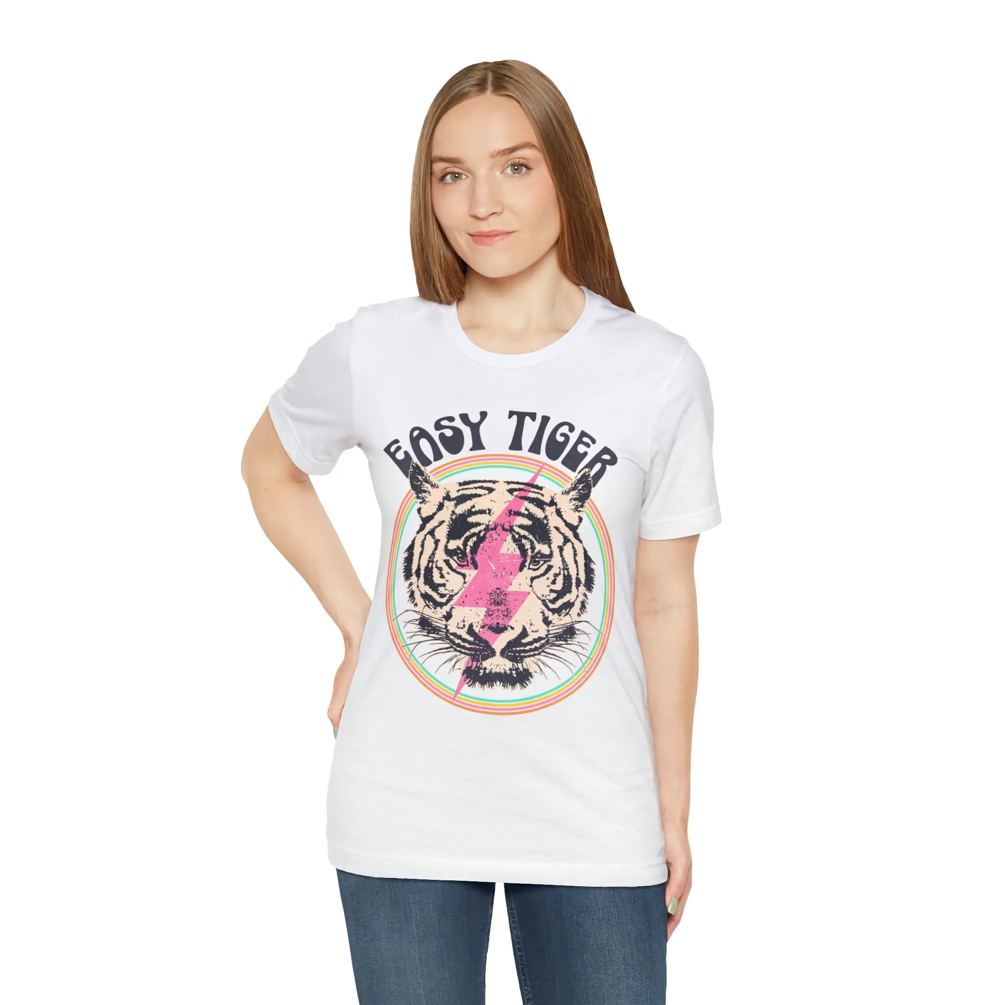 Easy Tiger Bolt Unisex Tee sold by Always Stylish Mama product image thumbnail 4