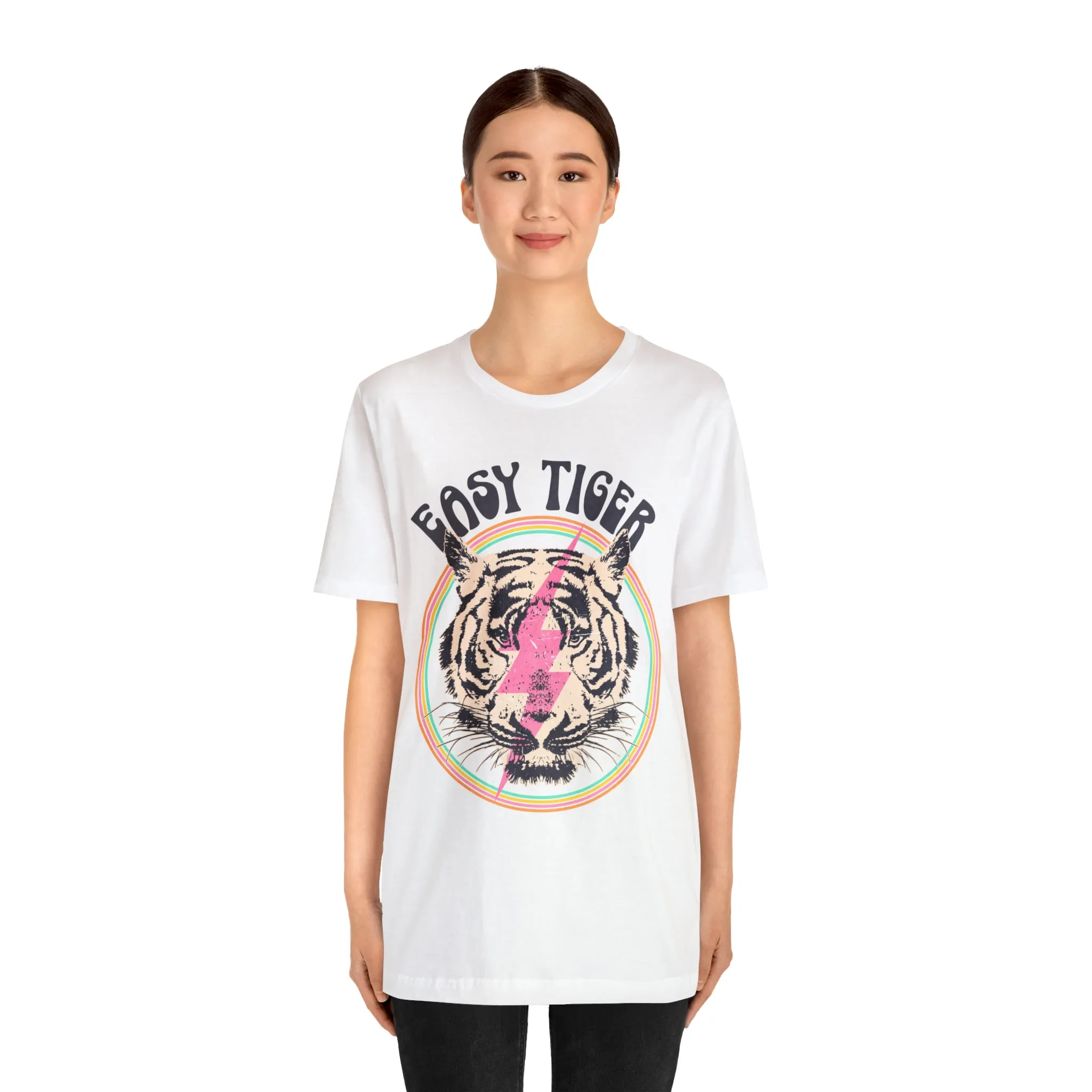 Easy Tiger Bolt Unisex Tee sold by Always Stylish Mama product image thumbnail 3