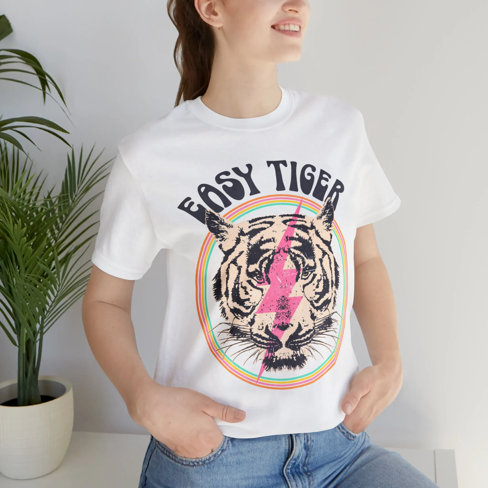 Easy Tiger Bolt Unisex Tee sold by Always Stylish Mama product image thumbnail 5