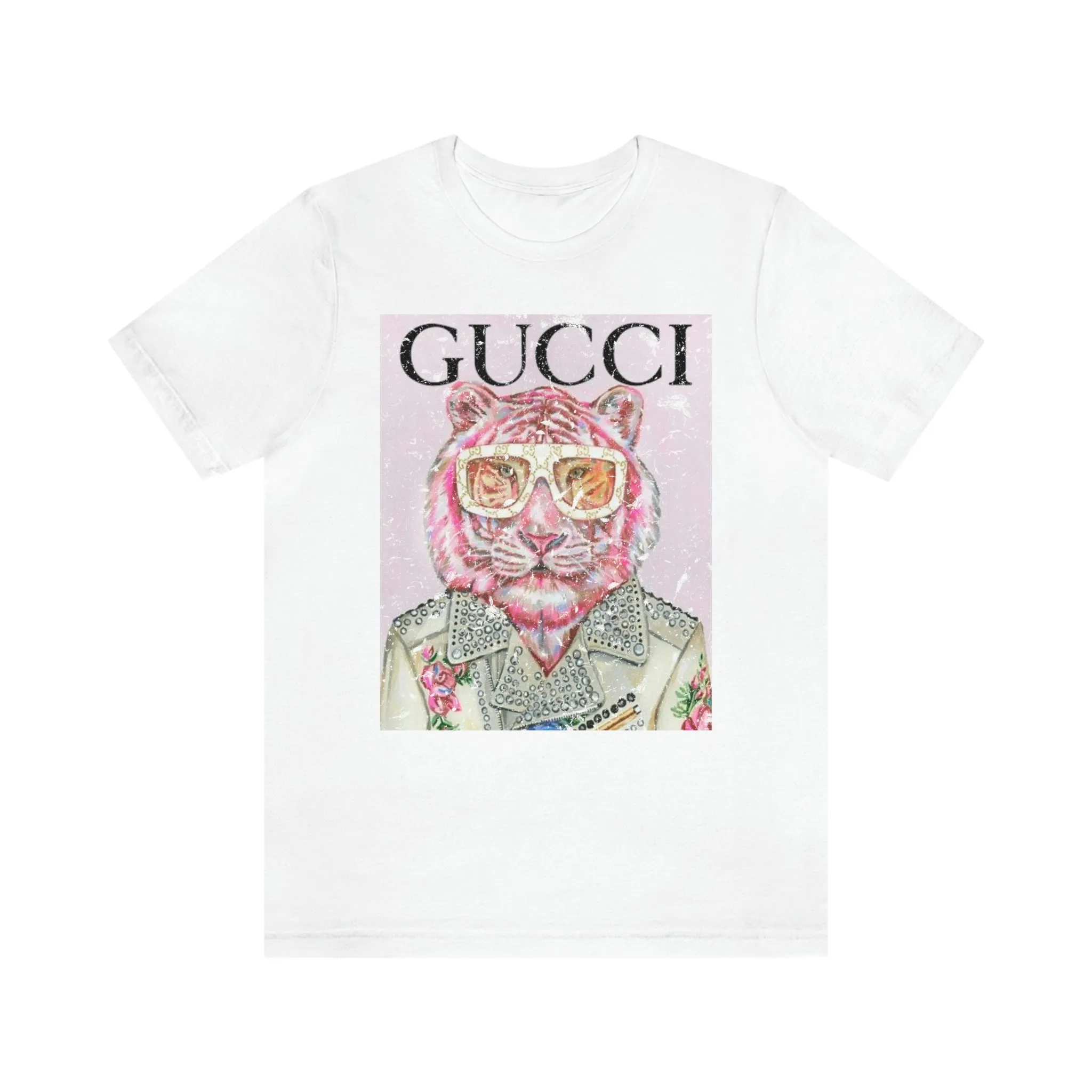 Fashionable Tiger Unisex Tee sold by Always Stylish Mama